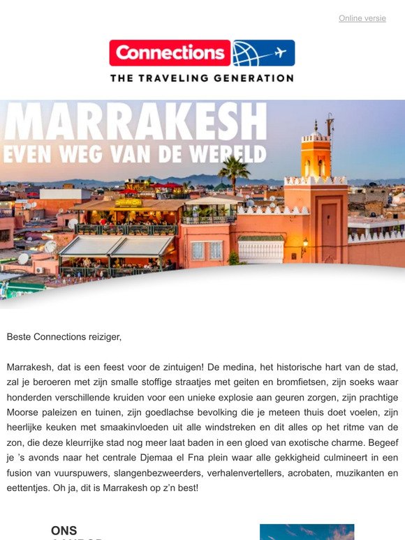 Exclusieve Marrakesh breaks vanaf € 429 per persoon