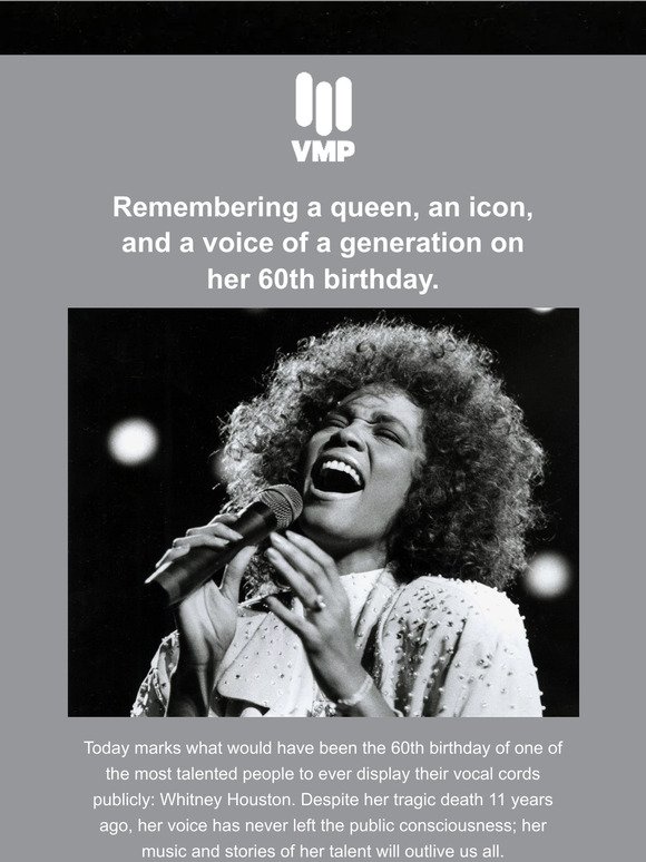 Happy 60th Birthday, Whitney 🎂