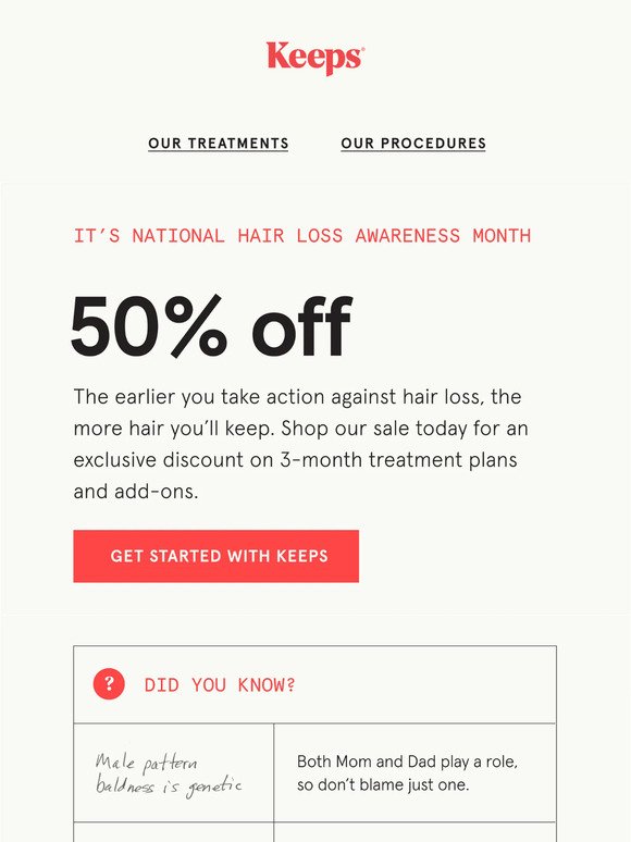 Did you know these facts about hair loss?