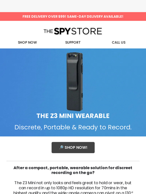 🔎Discover one of our latest favourite wearable cameras...