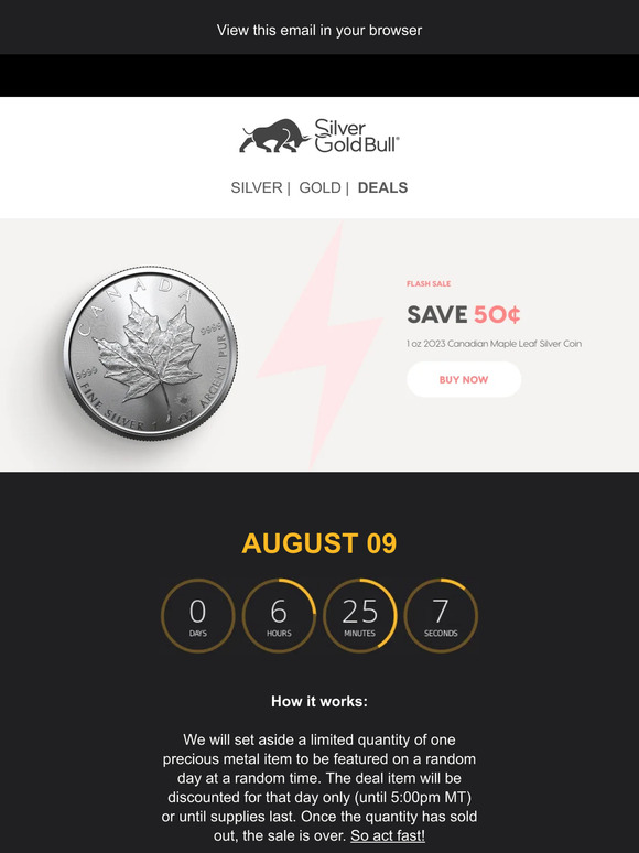 ⚡Flash Sale: 1 oz 2023 Canadian Maple Leaf Silver Coin | Royal Canadian Mint⚡