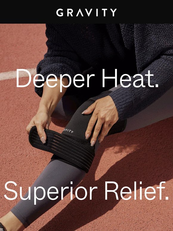 Healing heat for sore knees 🔥
