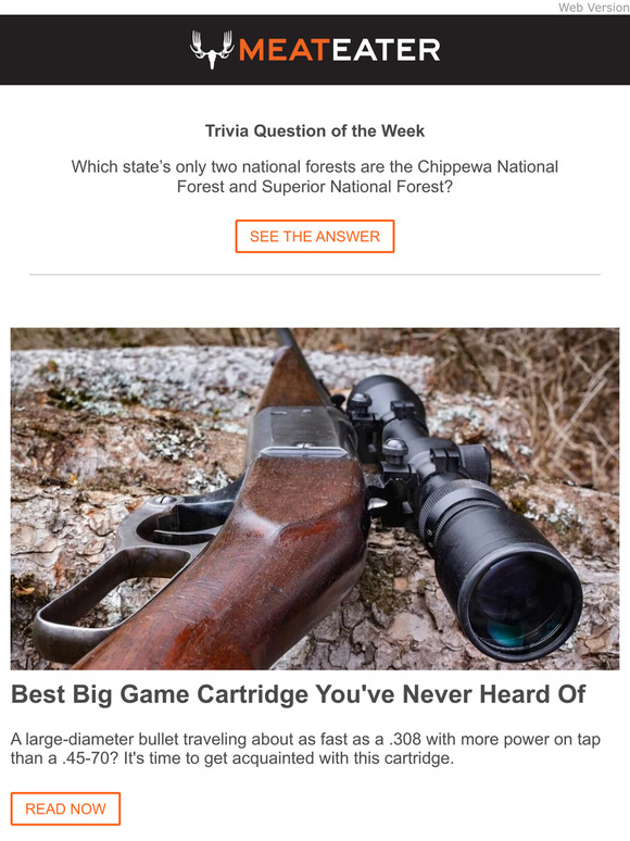 MeatEater Best Big Game Cartridge Milled