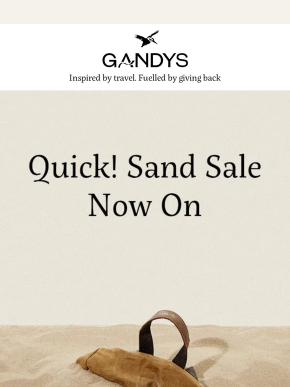 Hurry! 20% off Organic Sand Collection ⌛