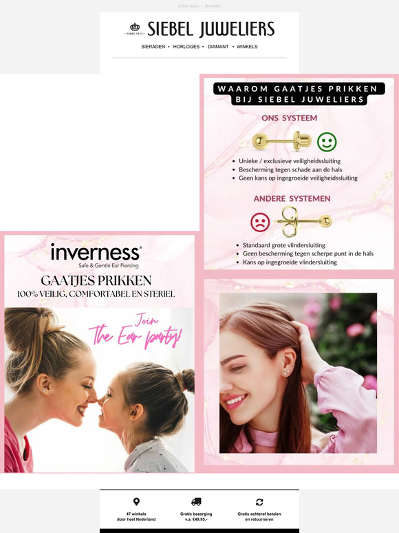 gaatjes prikken siebel