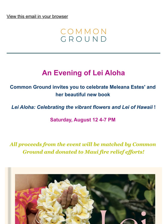 This Saturdays Event to Raise Funds for Maui Fire Relief!