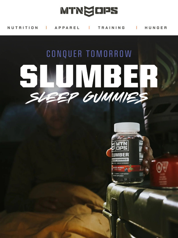 SLUMBER GUMMIES // Conquer tomorrow by conquering your nights