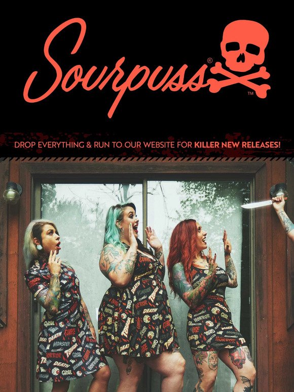 New Sourpuss Styles That'll Leave You SCREAMING 🔪 Plus New Additions To Sale!