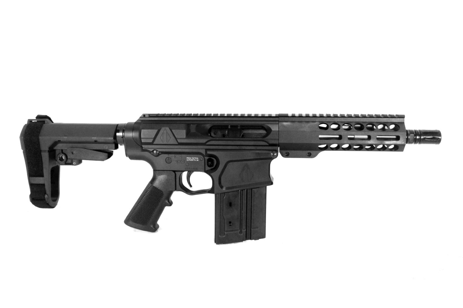 Image of P2A VALIANT 7.75" 8.6 Blackout 1/3 Pistol Length Melonite M-LOK Pistol