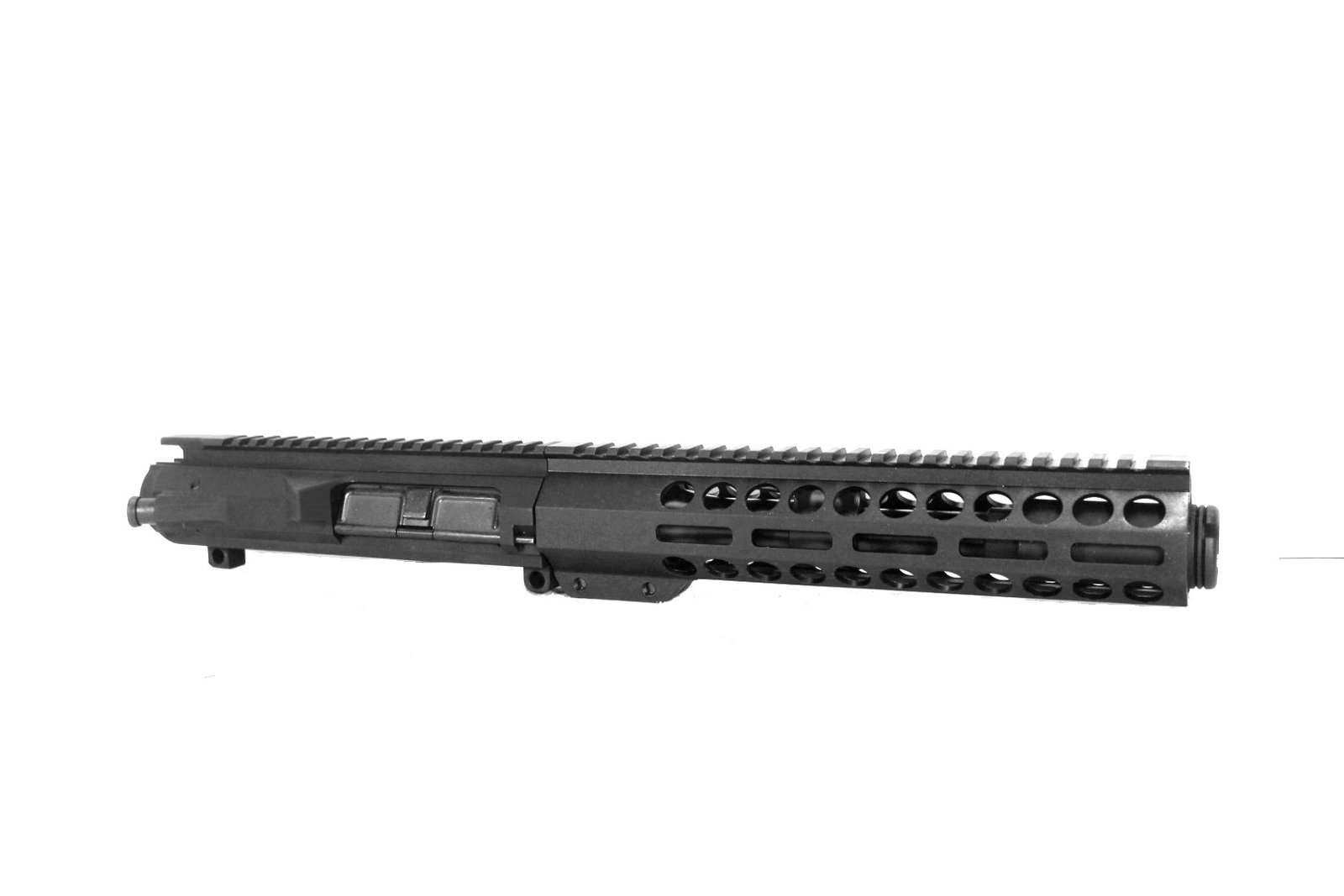 Image of PRO2A 7.75" 8.6 Blackout 1/3 Pistol Length Melonite M-LOK AR-10 Upper with Flash Can