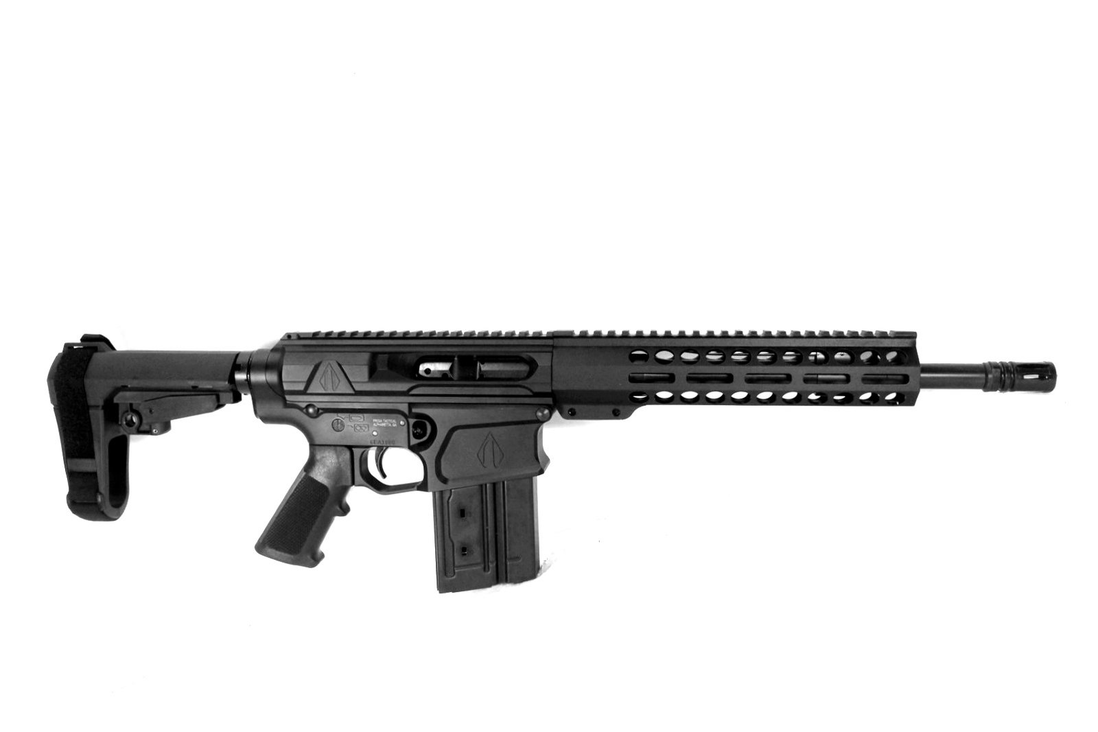 Image of P2A VALIANT 12.5" 8.6 Blackout 1/3 Pistol Length Melonite M-LOK Pistol