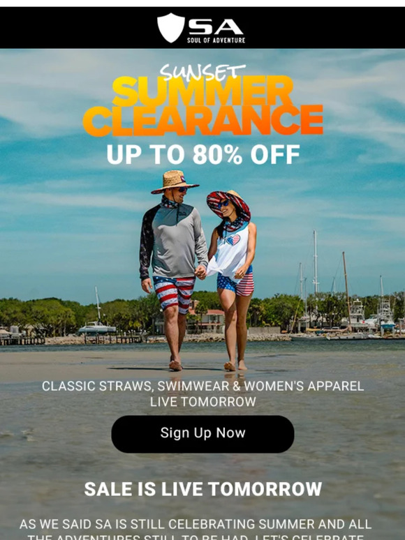 Summer Blowout Sale Starts Tomorrow 🌴