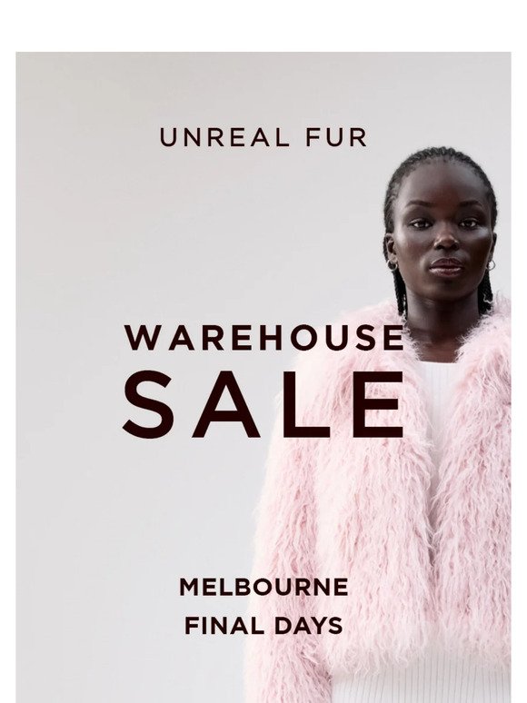 Melbourne Warehouse Sale | Final Days
