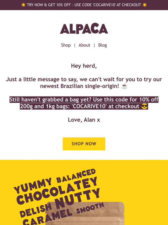 Don't miss our newest coffee 🚀