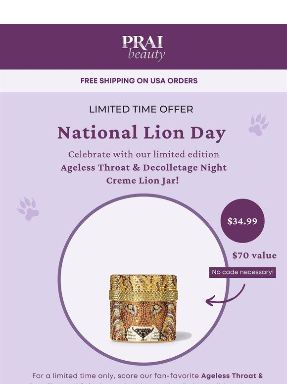 A Special Deal for National Lion Day 🦁