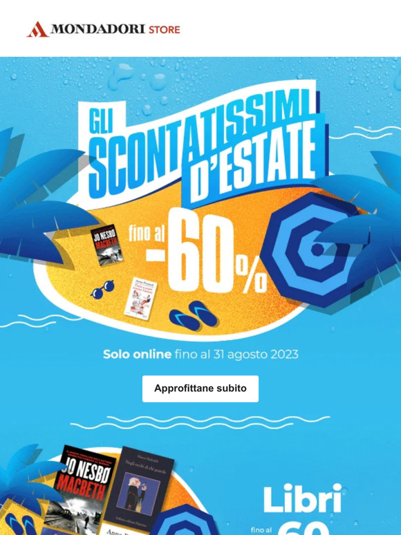 Libri, musica e cinema fino al -60%. Gli Scontatissimi continuano.