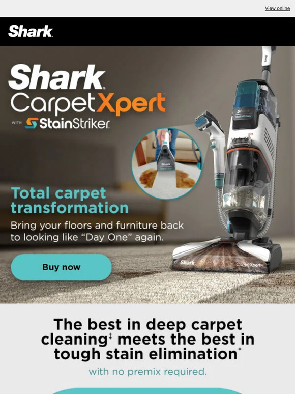 Shark Clean Meet the Shark® CarpetXpert™ with Stainstriker™ Milled