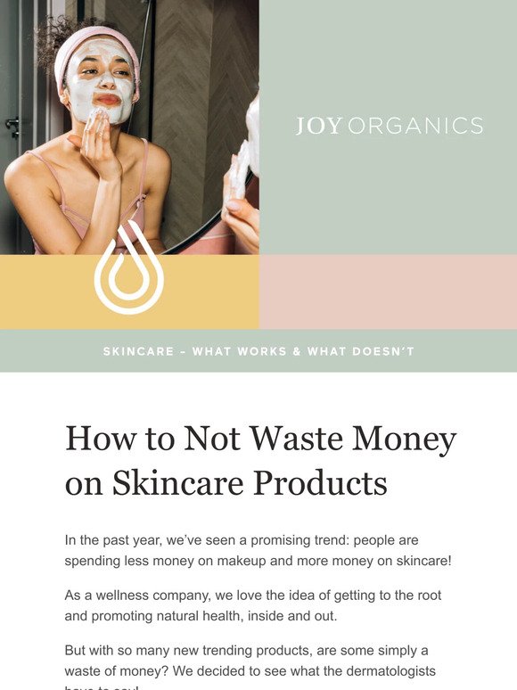 Spending way too much on skincare?