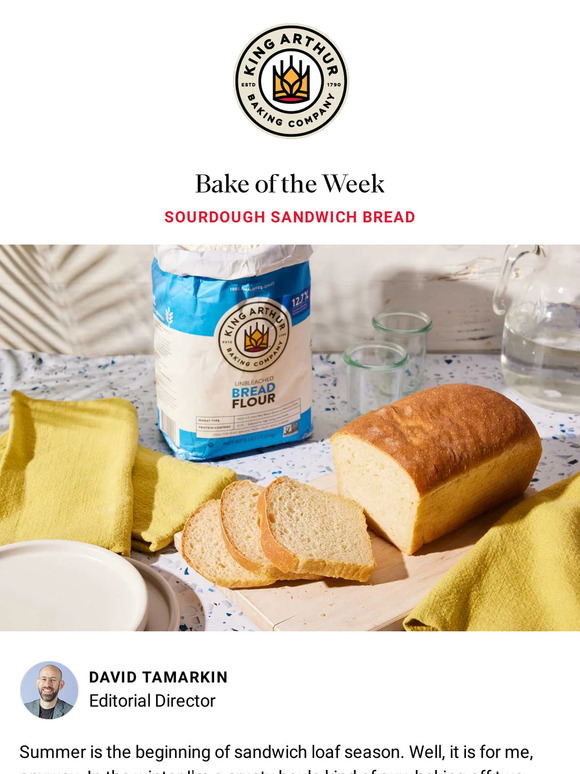King Arthur Baking Sourdough Sandwich Bread Milled