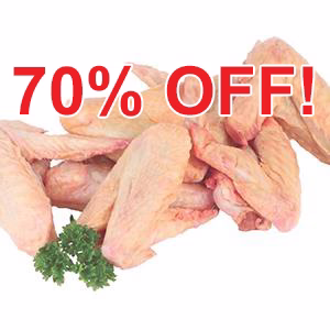 Image of Chicken Wings - Pastured Poultry - 10 per pack, approx. 3.5 lbs. (2-pack minimum)