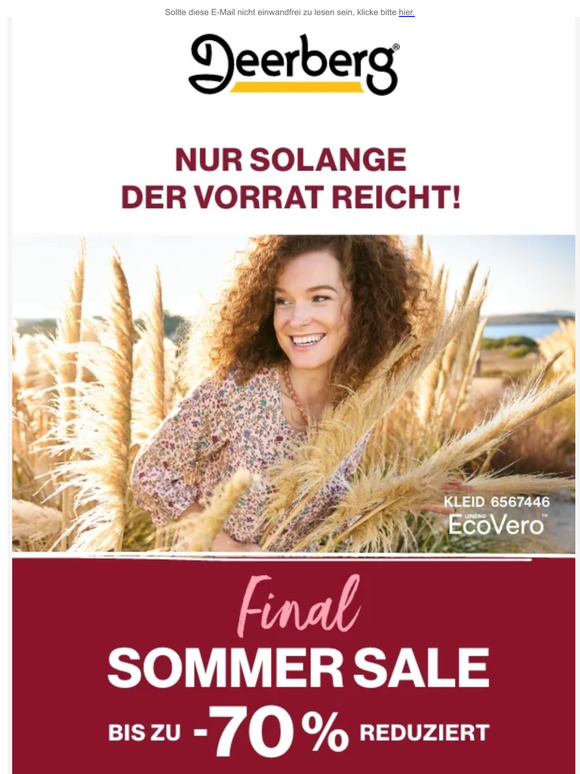 Bis zu -70% sparen 👗