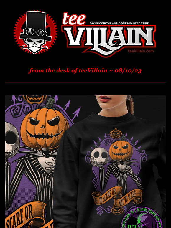 To Scare or Not? 82 days until Villain's Christmas!