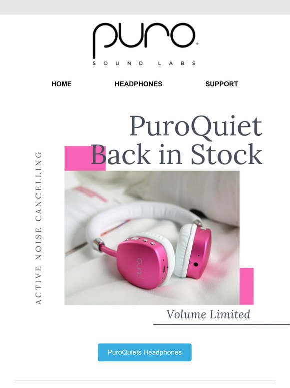 PuroQuiets Back In Stock! & a Little Sale on BT2200 Plus