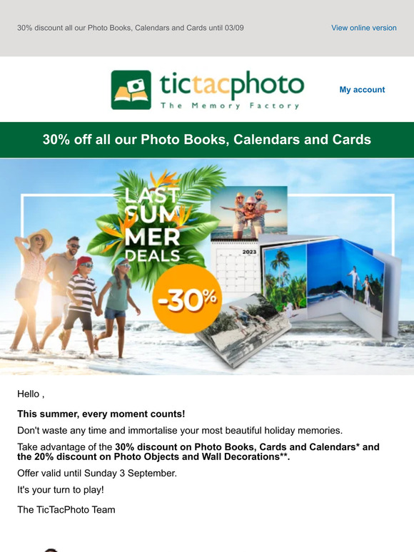 Relive your summer memories with a personalized Photo Book!