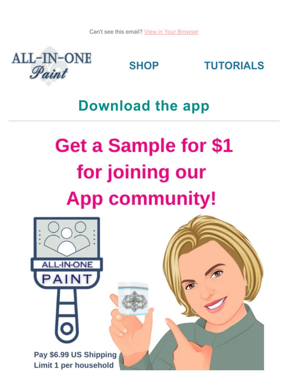 Heirloom Traditions Paint (US) Get a Sample for 1 TODAY from ALLIN