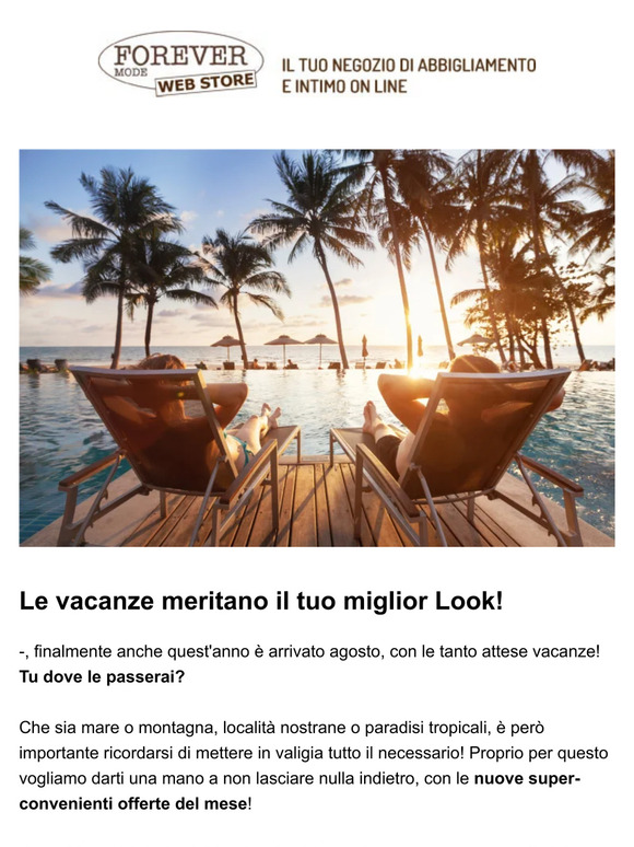 Tempo di Vacanze, Tempo di Offerte! 😘