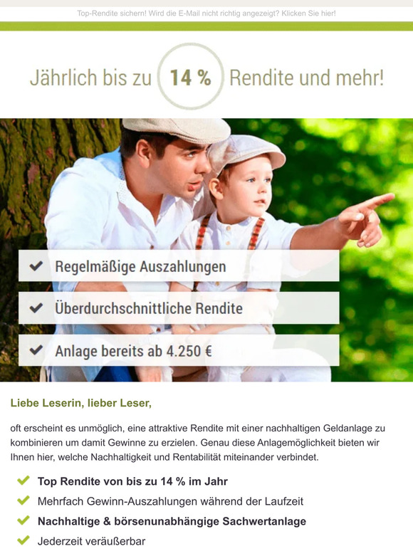Rendite-Knaller 14 %