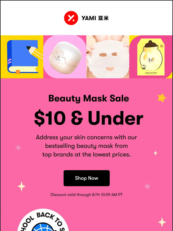 😍$10 and Less - Beauty Mask Sale✨