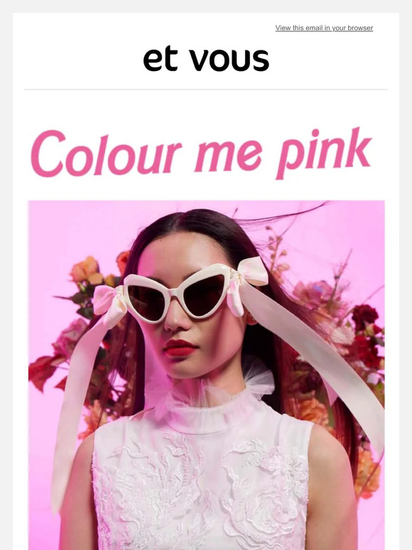 🌸 Time to add a pop of PINK to your look? 💗