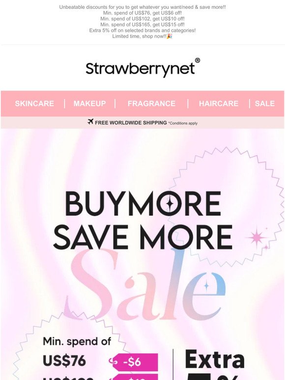 Get Ready to Buy More and Save More!✨