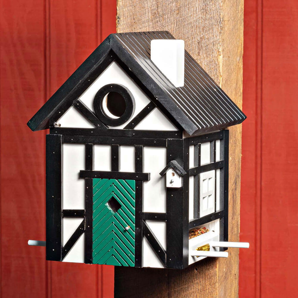 Image of Birdhouse & Bird Feeder