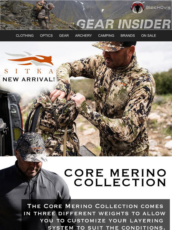 BlackOvis.com: All New SITKA Merino Collection & Crispi Shimek Boot ...