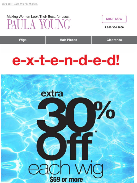 Paula Young SURPRISE…Sale Extended! Milled