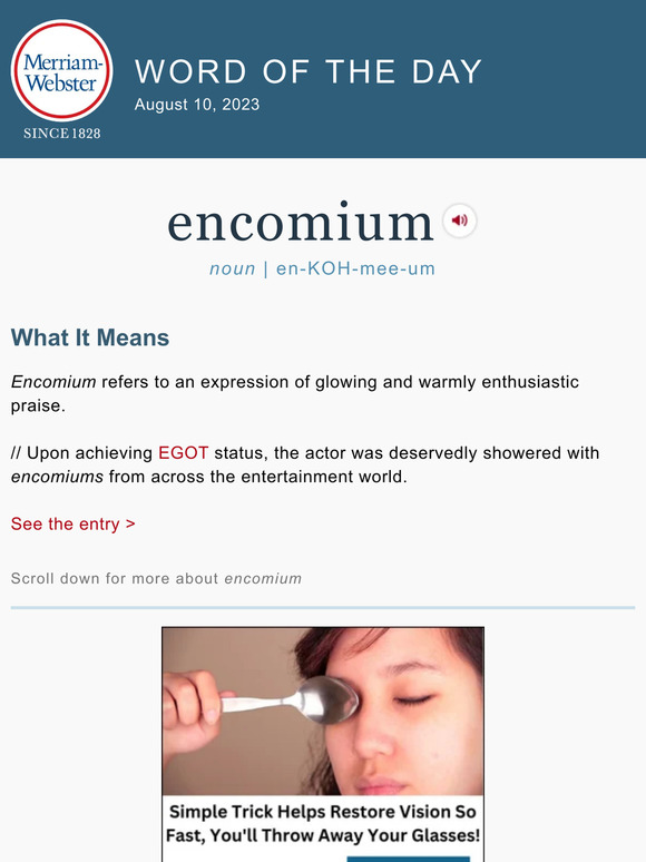 merriam-webster-encomium-plus-9-words-from-the-magical-realm-milled