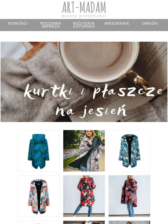 🍂 Płaszcze i kurtki na jesień