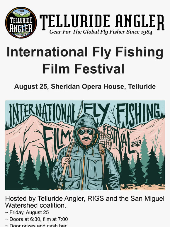 Telluride Angler: Fly Fishing Film Tour in Telluride, August 25 | Milled