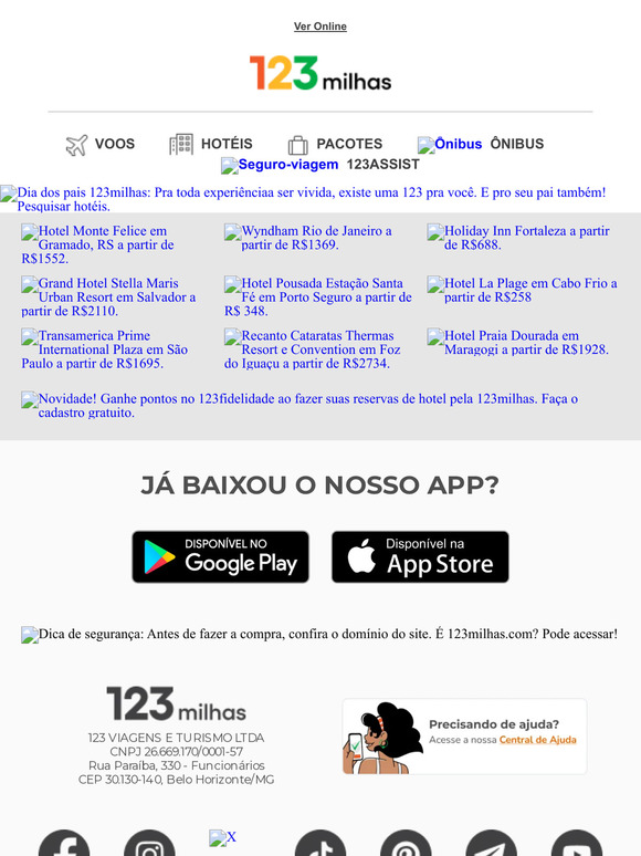 DIA DOS PAIS 🛎️😍 Faça aquela viagem com ele!