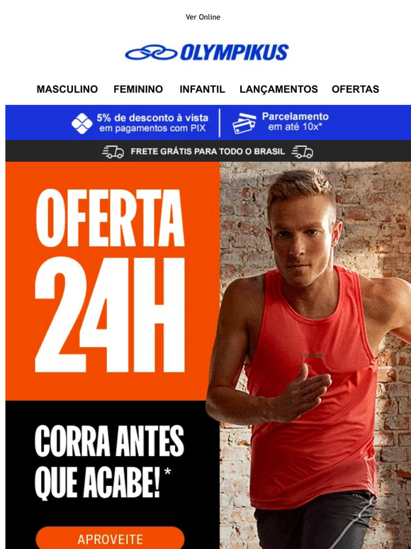 Corre aqui! Tá rolando 24 horas de ofertas para você!