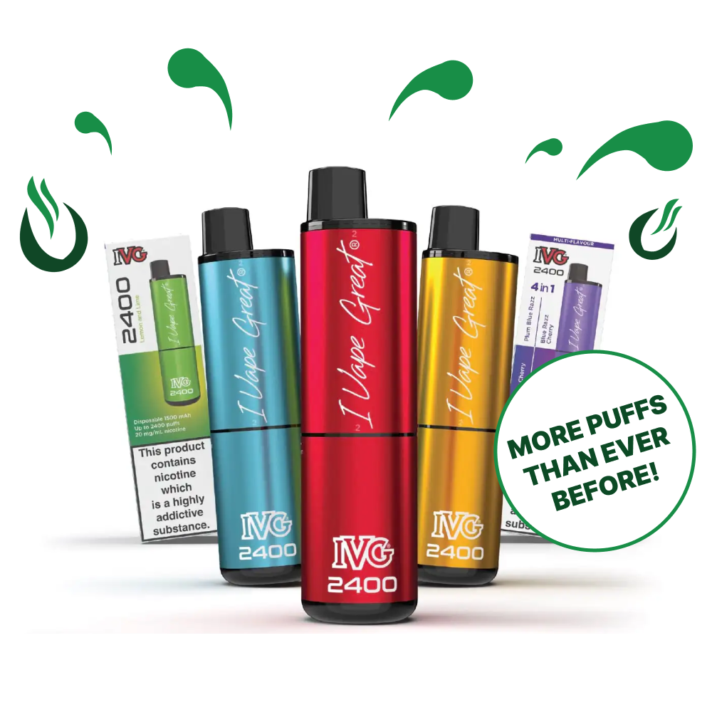 jnr vape 25000 puffs Rolling Refills: ALL NEW IVG 2400 Disposable Vapes Are Here! 👀🚀