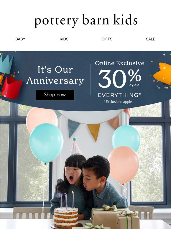 Pottery Barn Kids Kuwait 🎁 The BEST Birthday EVER 🎁 Milled