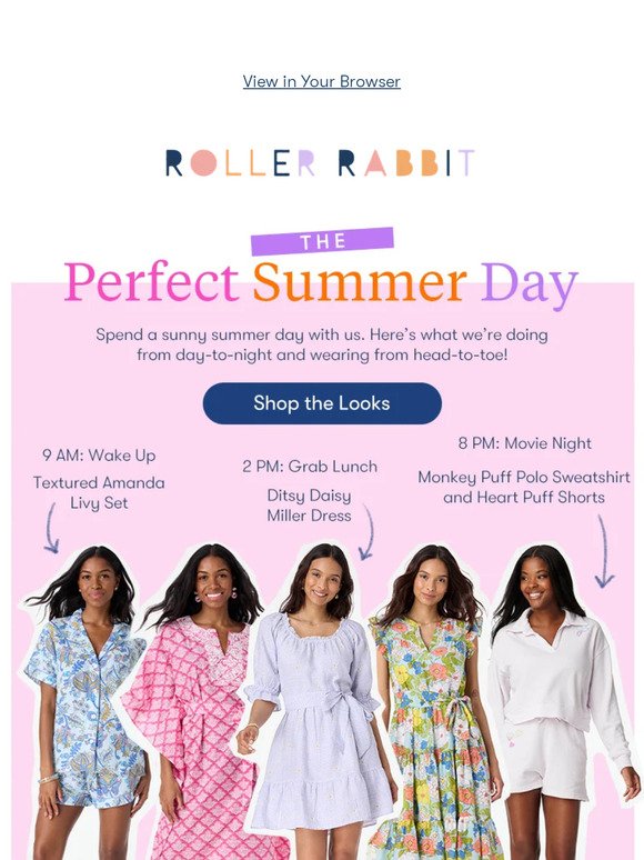 Roller Rabbit: The perfect summer day in Roller Rabbit! | Milled