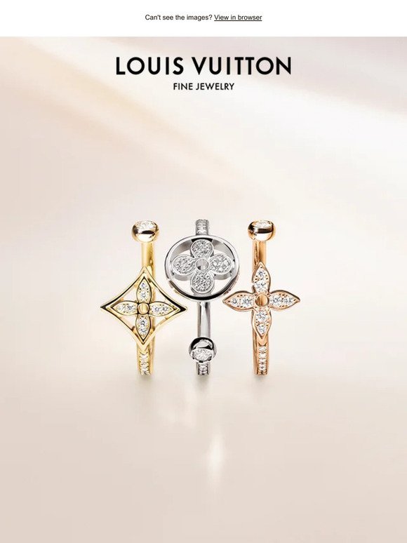 LOUIS VUITTON® Blossom Long Earrings, 3 Golds And Diamonds