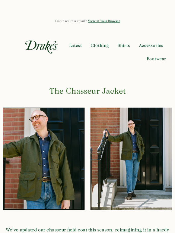 Drake s US The Chasseur Jacket Milled