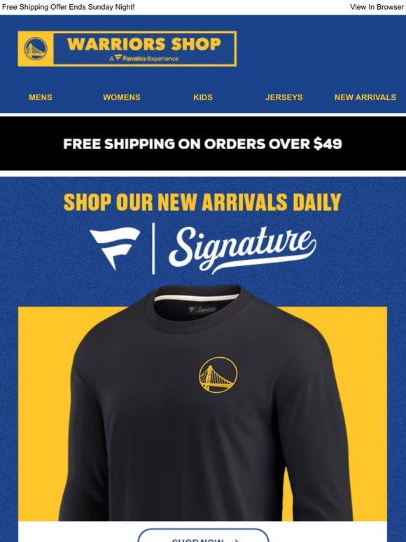 Fanatics Signature Line is Here – Shop Now!
