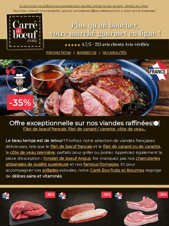 ☀️Plongez dans l'Exquis : nos viandes raffinées🥩