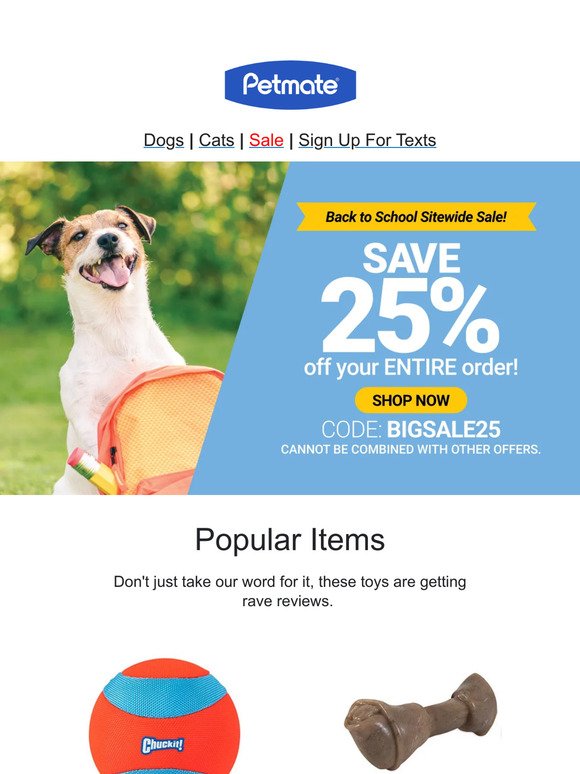 Back to School with Exciting Savings! 🐶😸